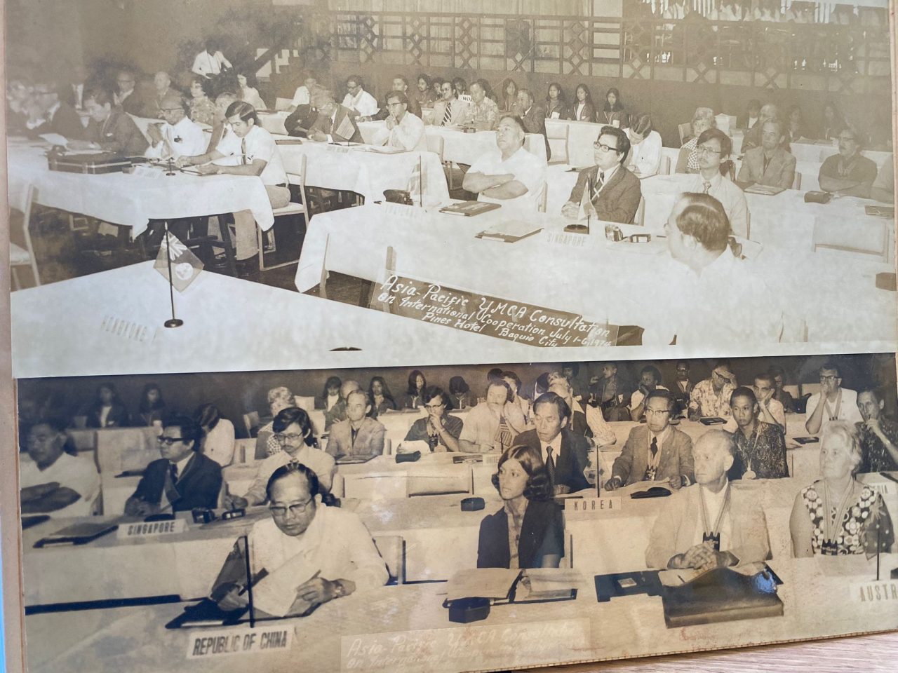 Asia Pacific, 1974, the Asia Pacific YMCA Consultation on International Cooperation in Baguio, Philippines