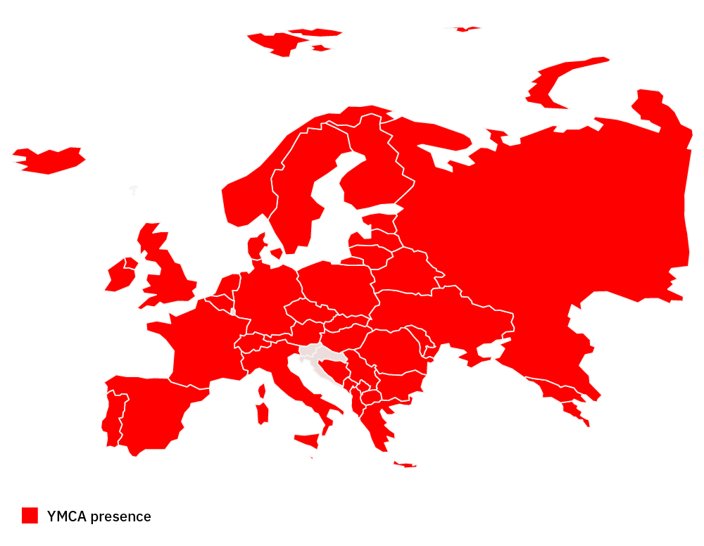 YMCA Presence in Europe