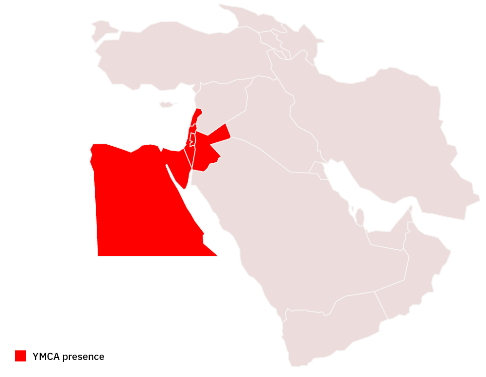 YMCA Presence in Middle East