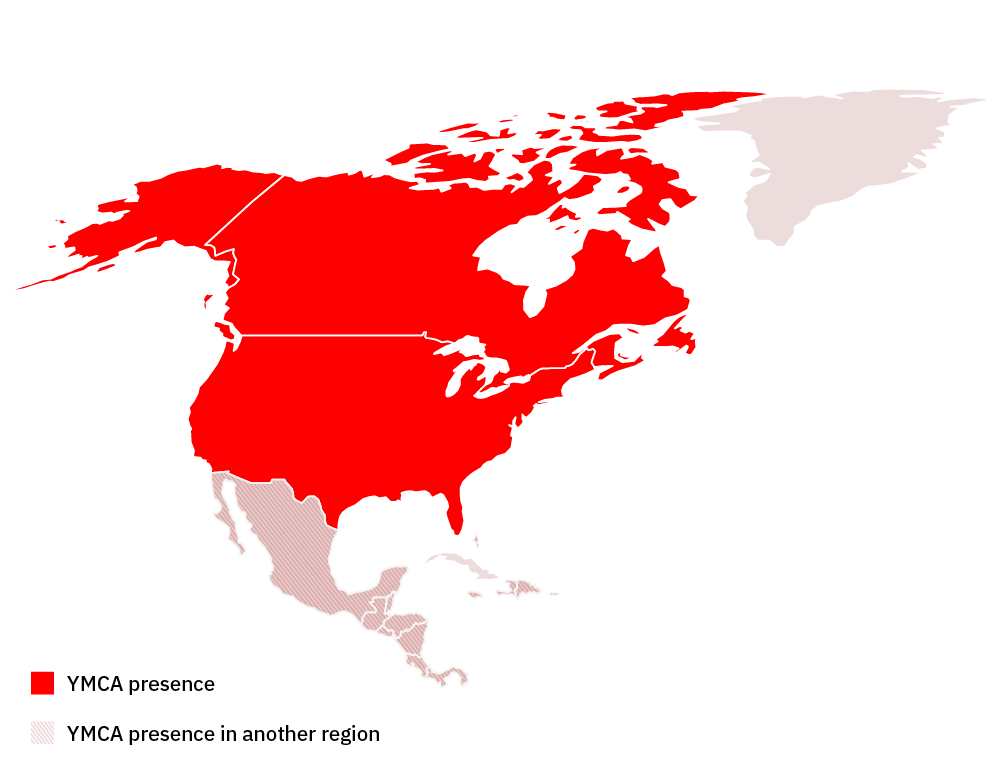 YMCA Presence in North America